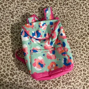 Leopard Print Backpack Cooler